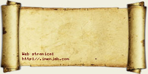 Javorko Tošović vizit kartica